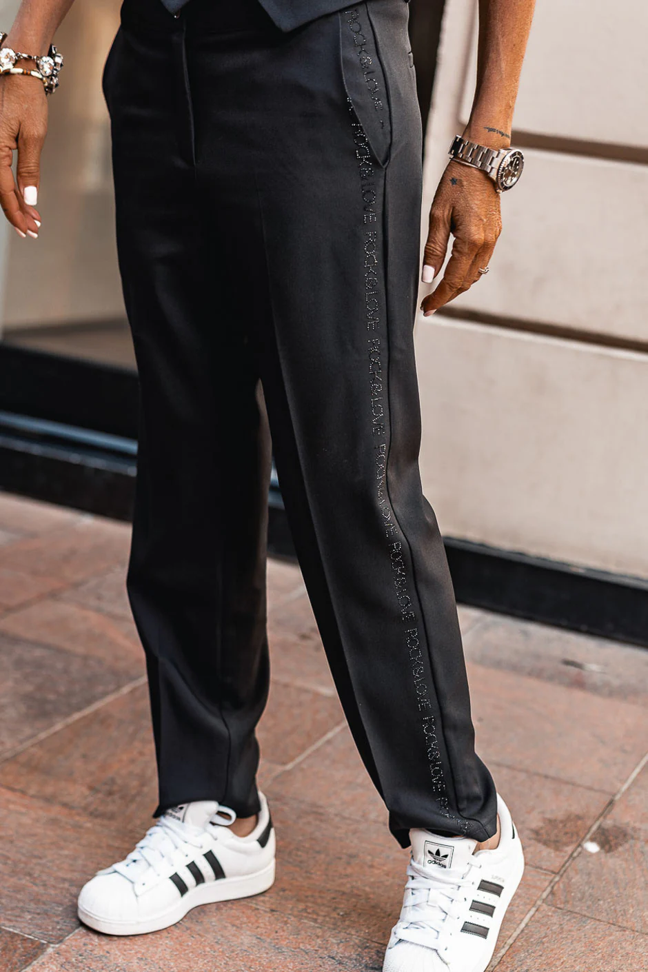 Pantalon Grungemama Glamzy noir - Image 3