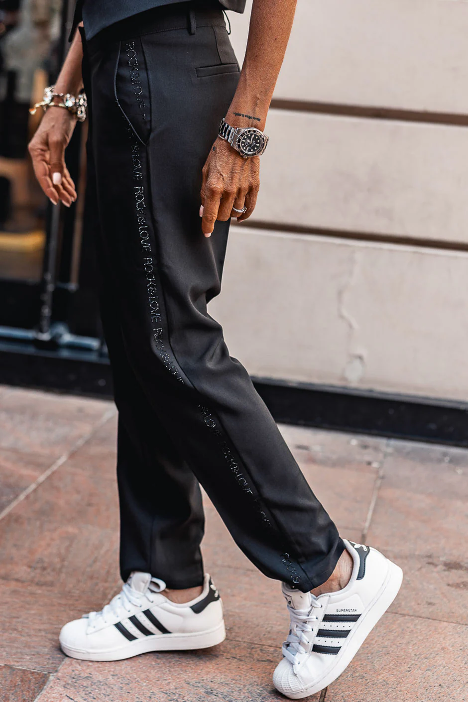Pantalon Grungemama Glamzy noir - Image 4