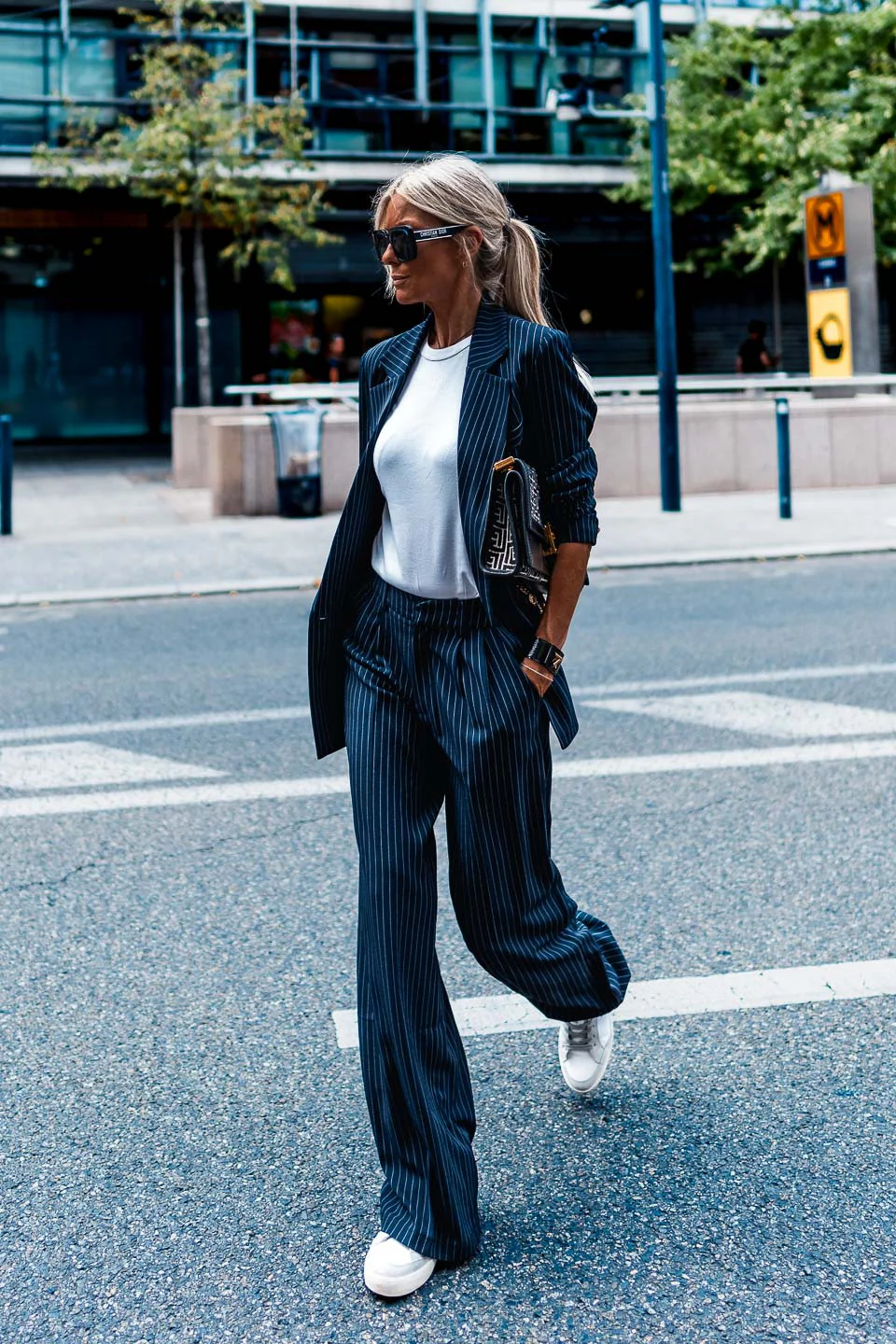 Pantalon Grungemama Kristy rayures tennis - Image 6