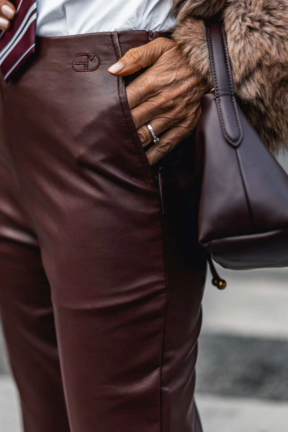 PANTALON MILA BORDEAUX - Image 2