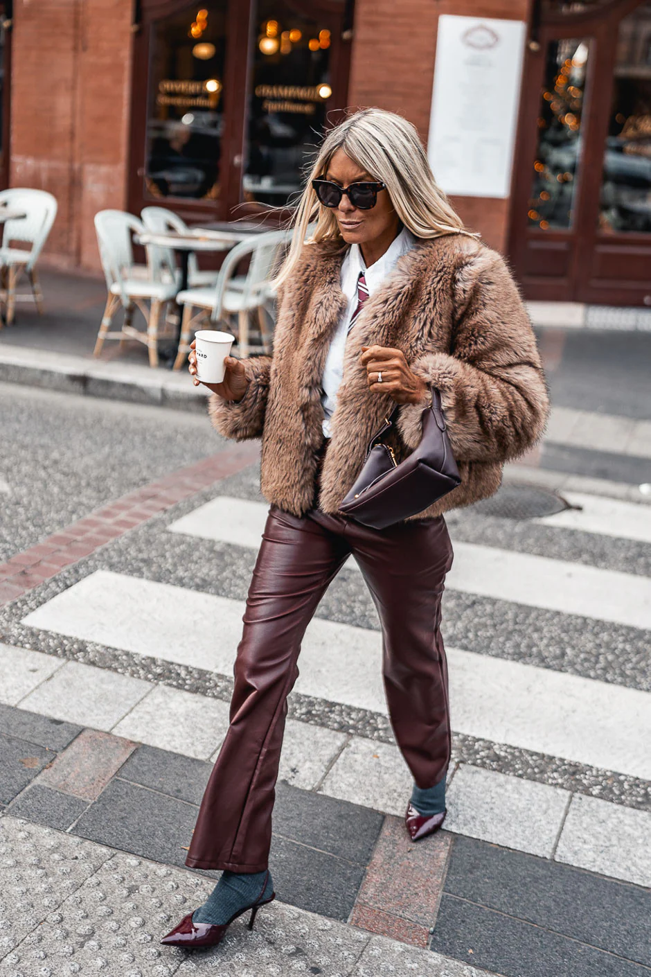 PANTALON MILA BORDEAUX - Image 6