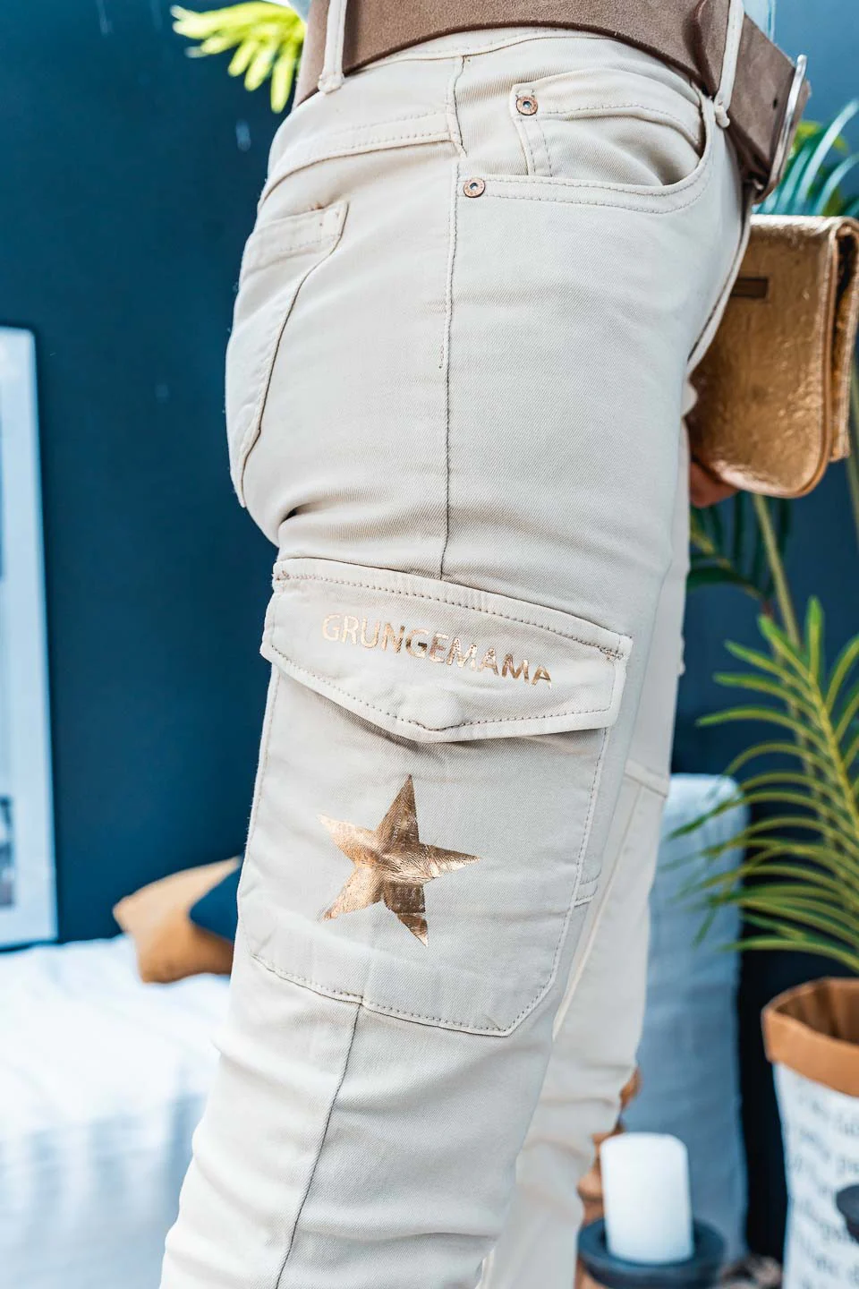 Pantalon Grungemama Nami beige - Image 7