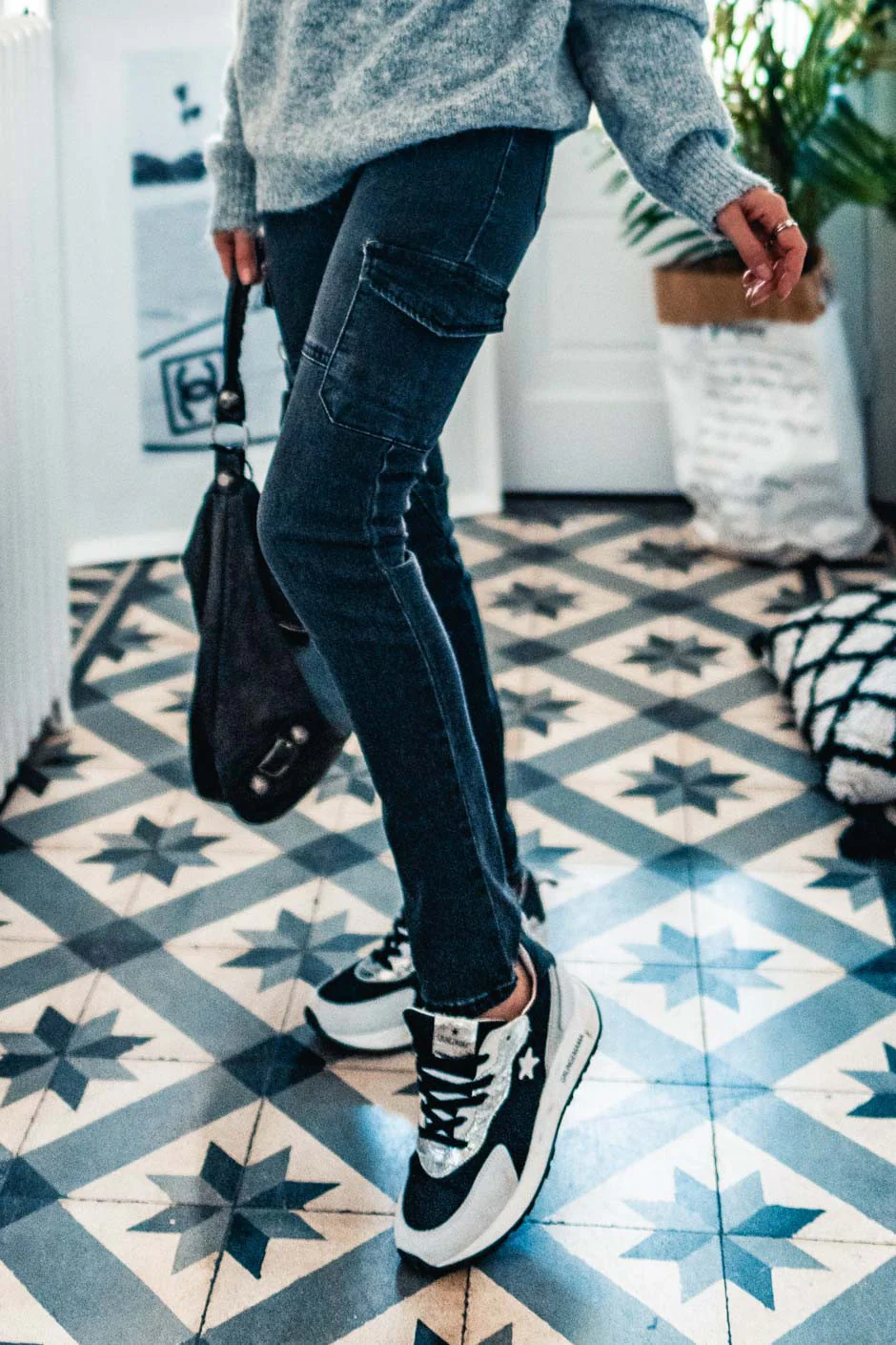 Pantalon Grungemama Nami denimanthracite