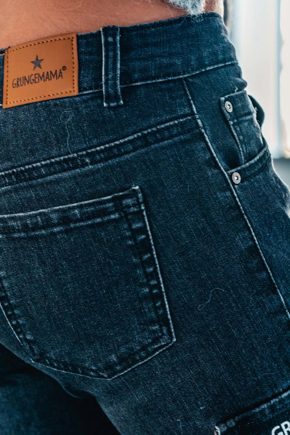 Pantalon Grungemama Nami denimanthracite - Image 3