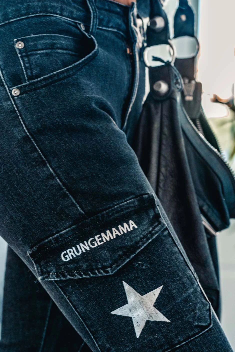 Pantalon Grungemama Nami denimanthracite - Image 9