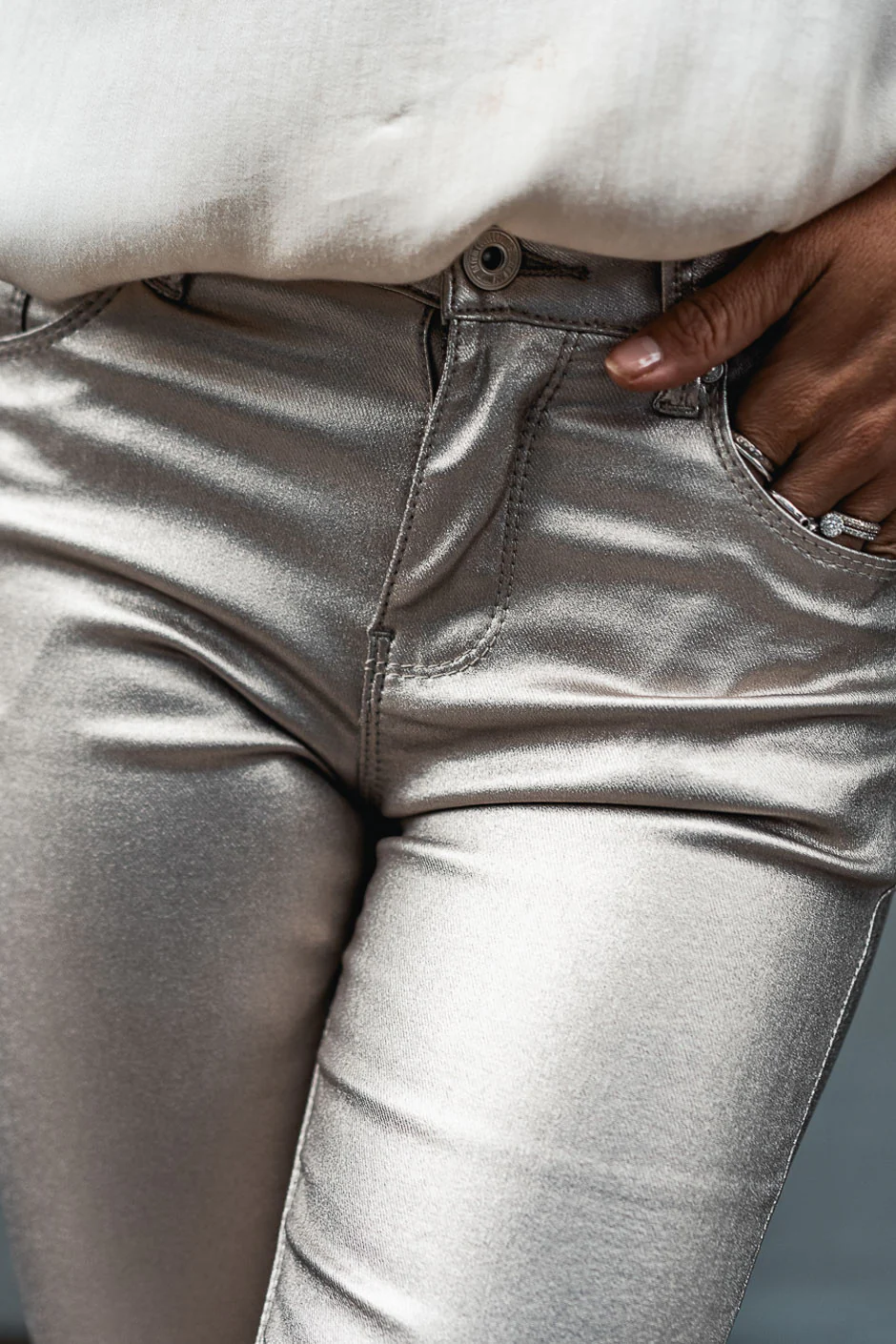 Pantalon Hank champagne - Image 5