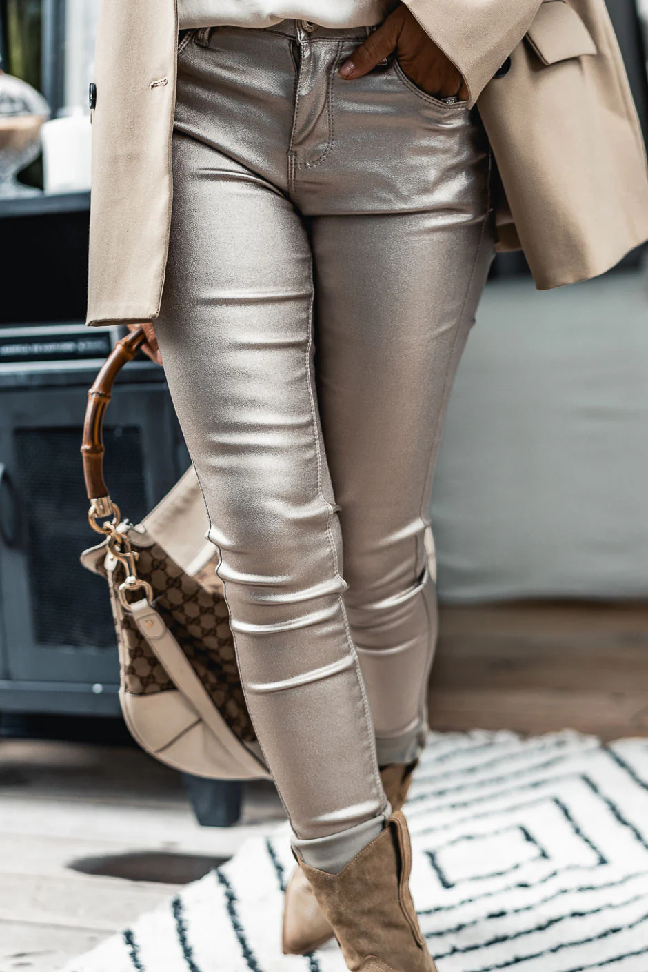 Pantalon Hank champagne - Image 6