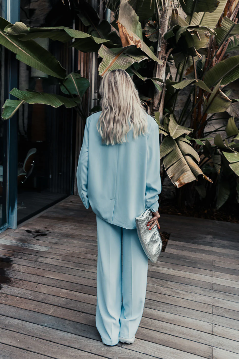 PANTALON ROMY BLEU CIEL - Image 4