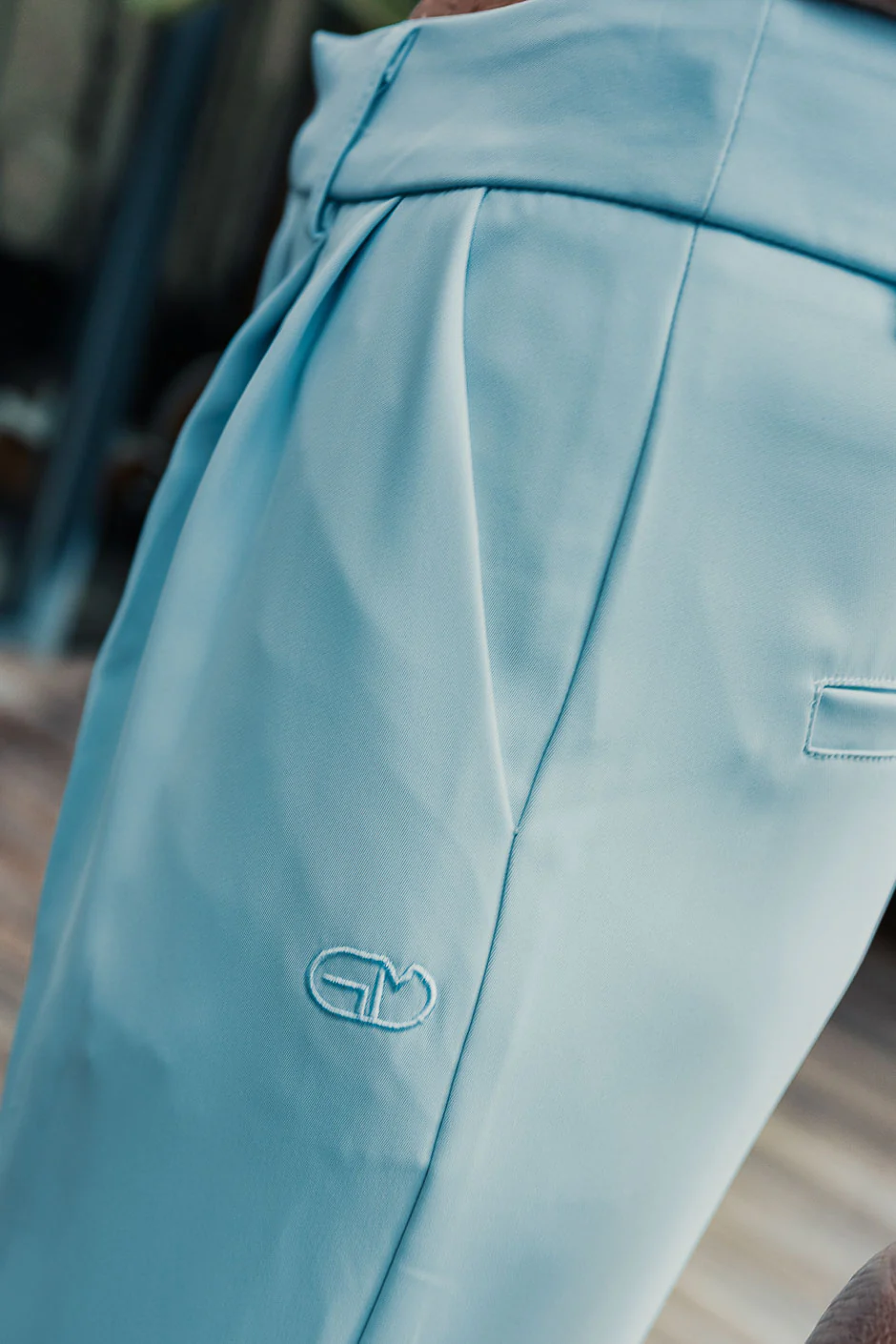 PANTALON ROMY BLEU CIEL - Image 5