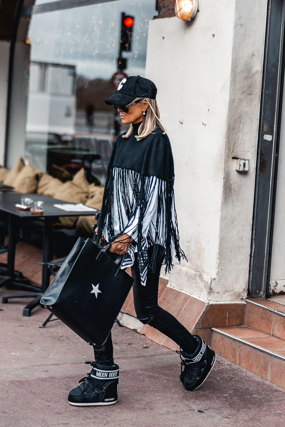 Poncho Amelia noir - Image 3