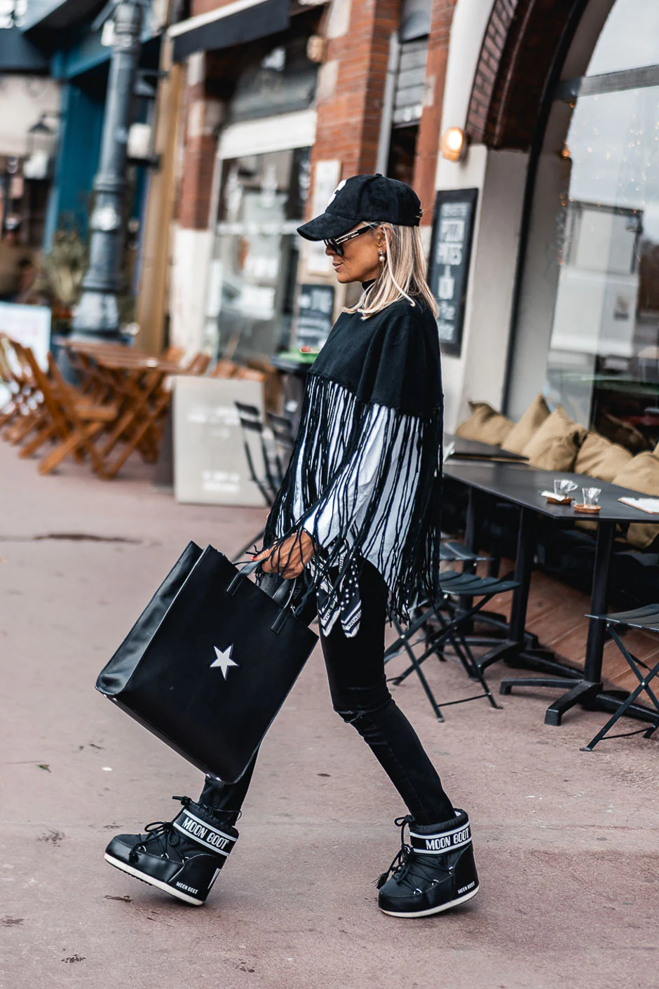 Poncho Amelia noir - Image 4