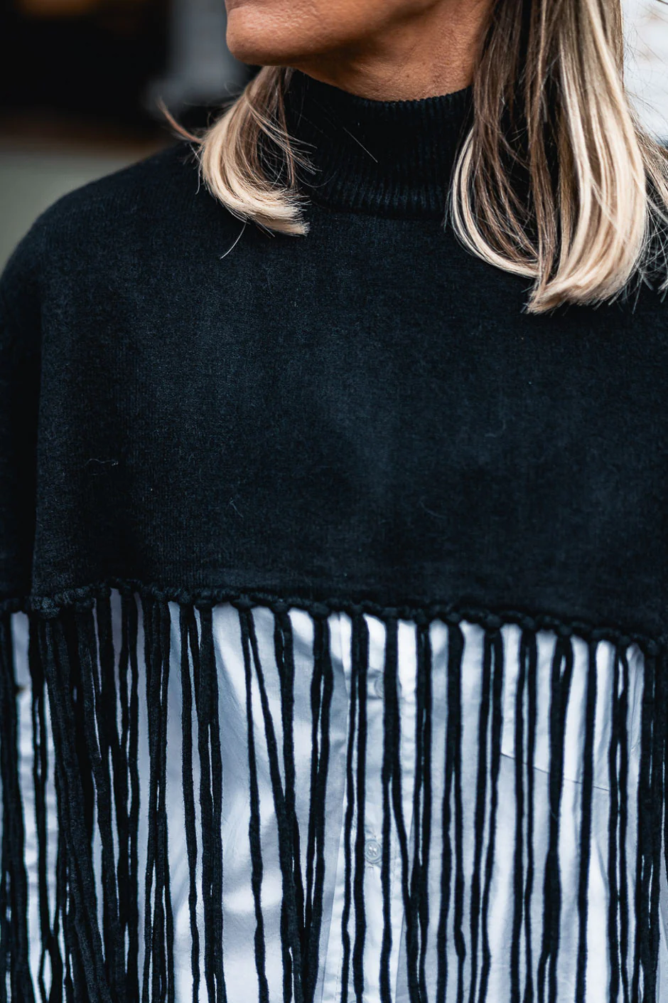 Poncho Amelia noir - Image 8