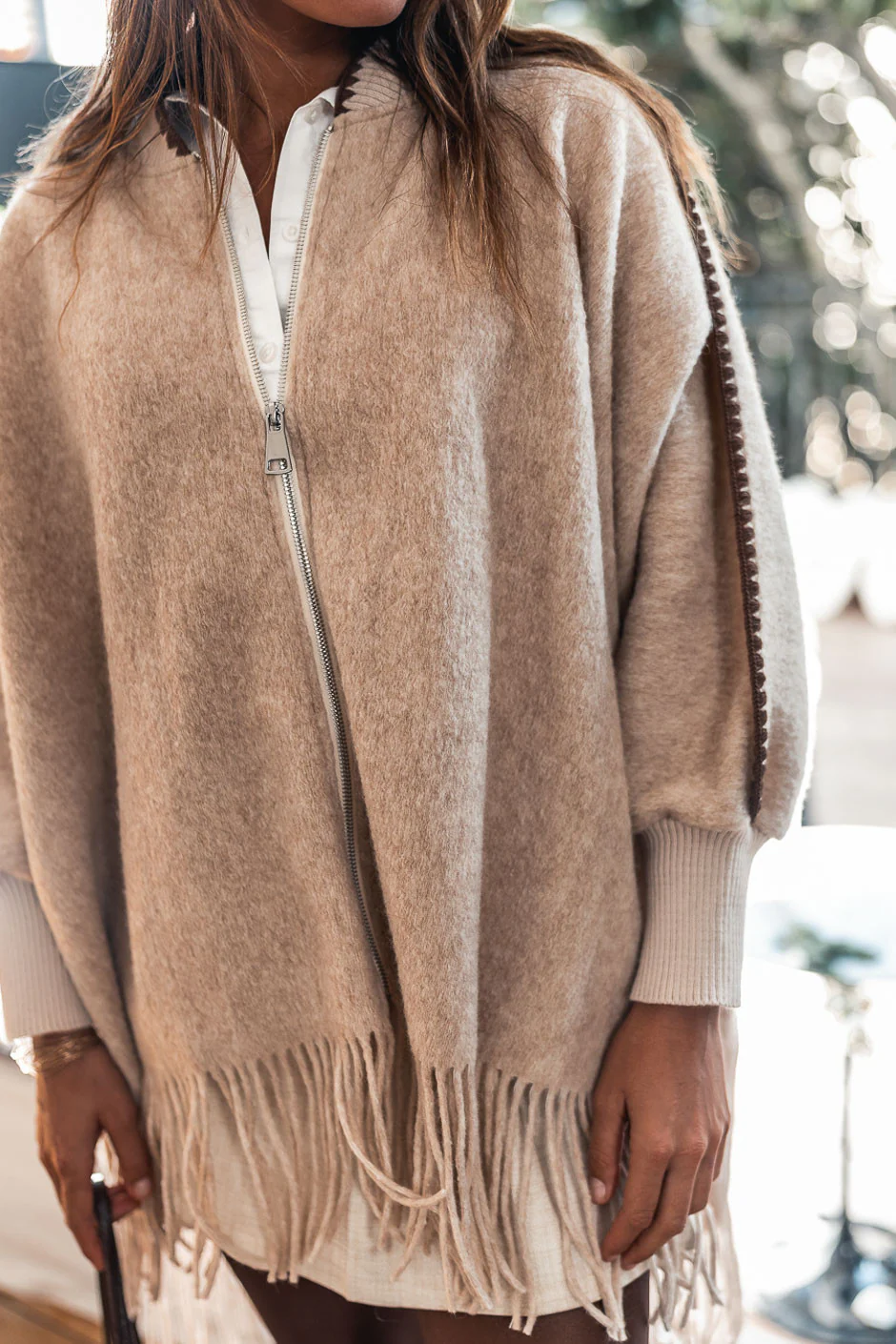 PONCHO CHELLY BEIGE - Image 2