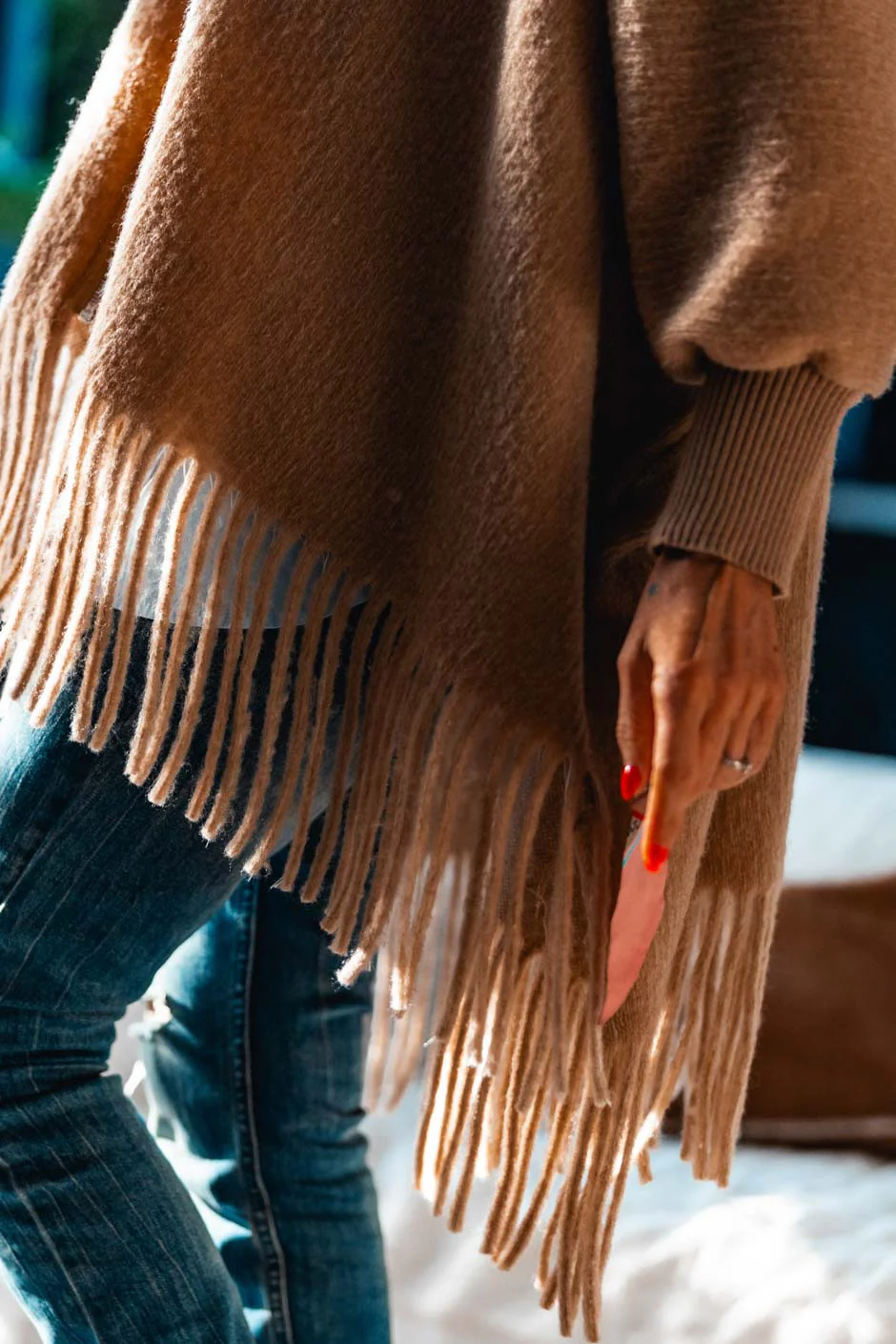 Poncho Xiomara beige - Image 2