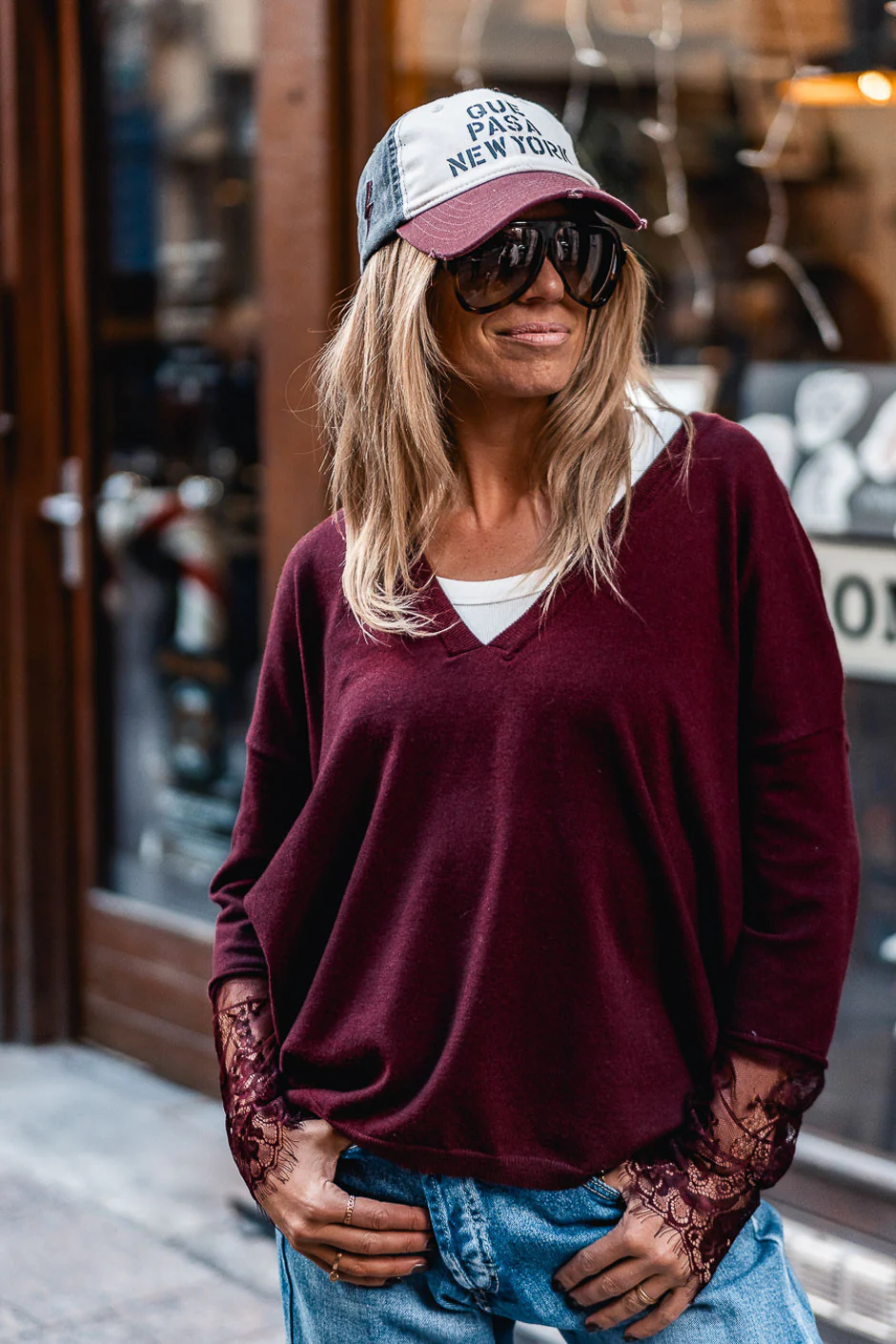 Pull Bloom bordeaux - Image 6