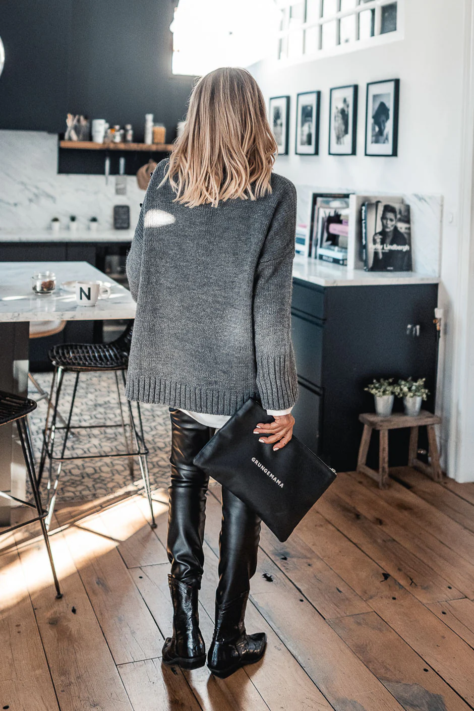 Pull Grungemama Milia gris - Image 7