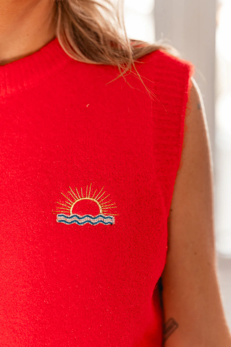 PULL REMY ROUGE - Image 2