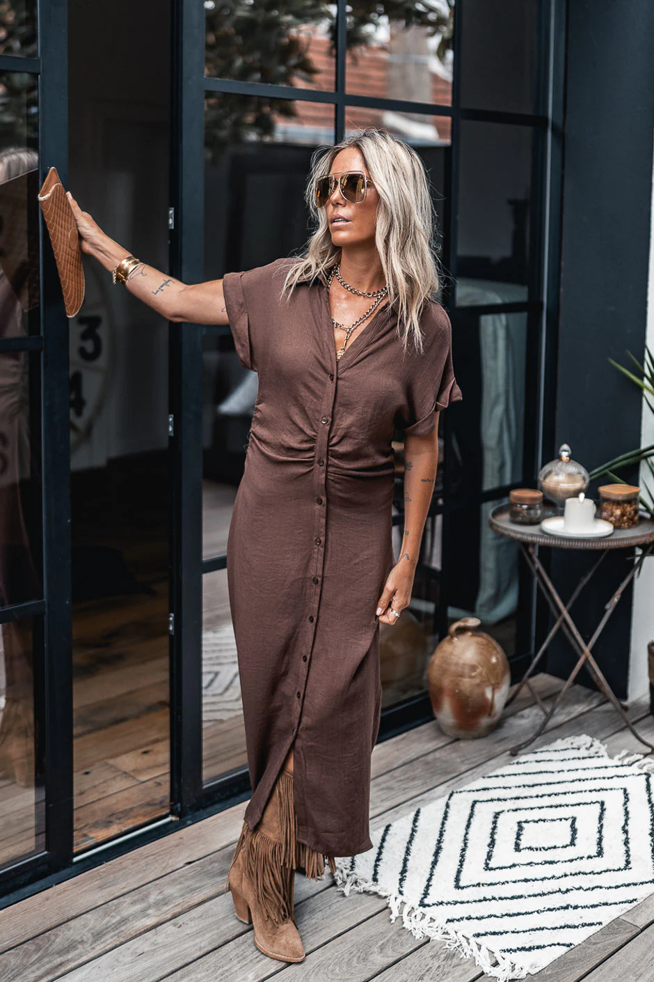 Robe Anouch brown - Image 3