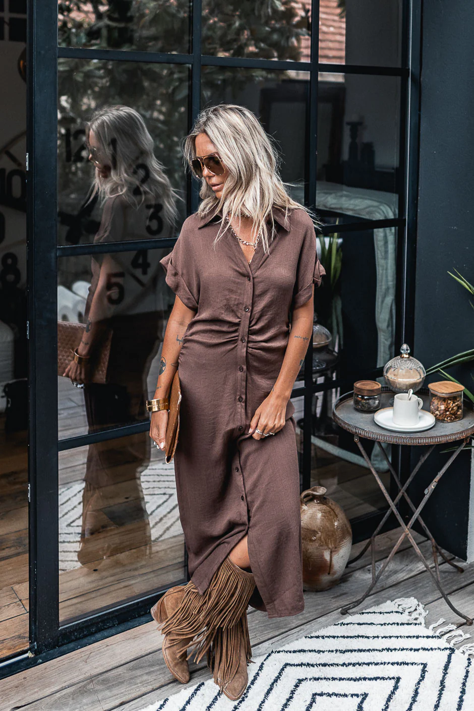 Robe Anouch brown - Image 9