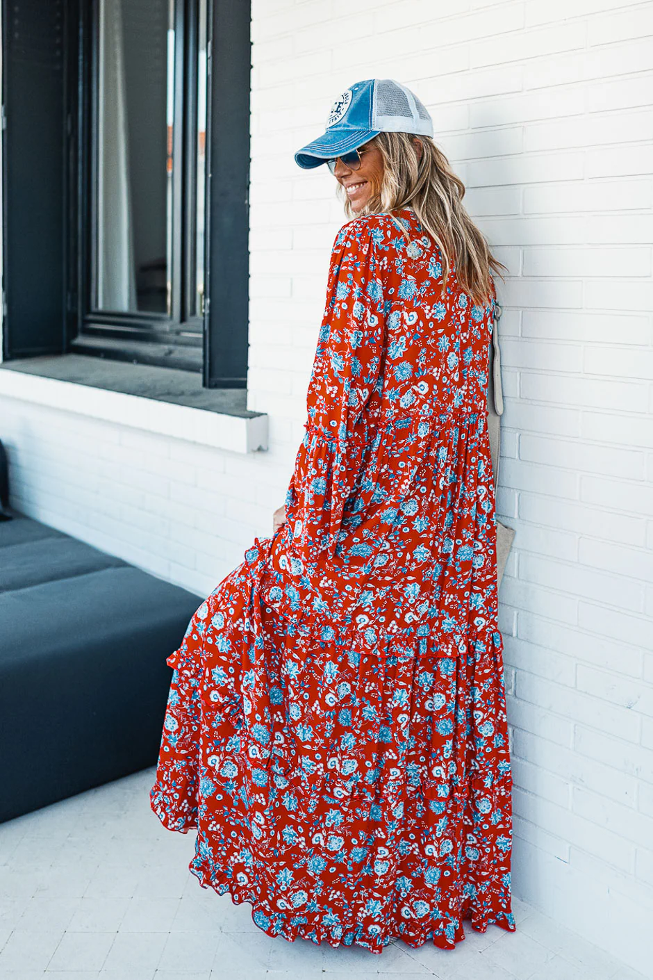 ROBE BLOOMIE FLOWER ROUGE - Image 3