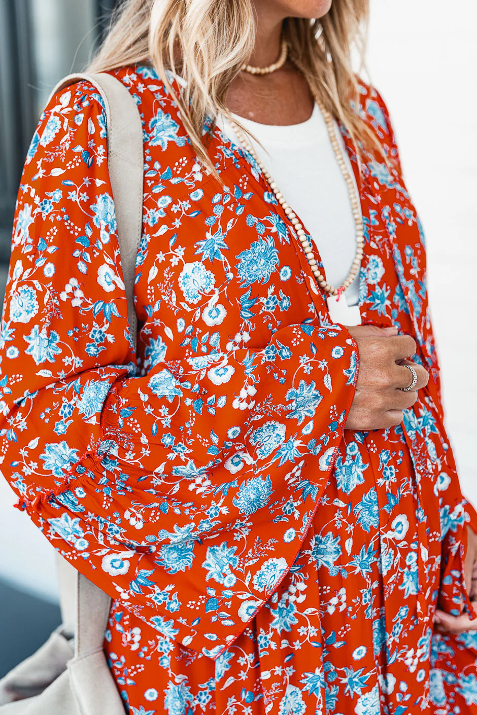 ROBE BLOOMIE FLOWER ROUGE - Image 4