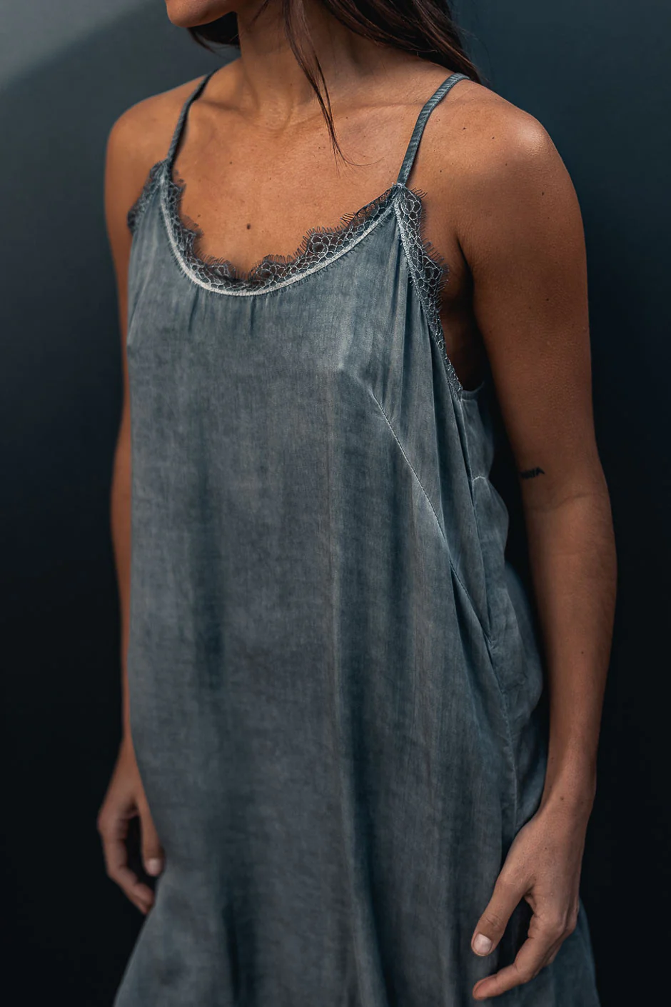 ROBE DRESS NIGHT ANTHRACITE - Image 3