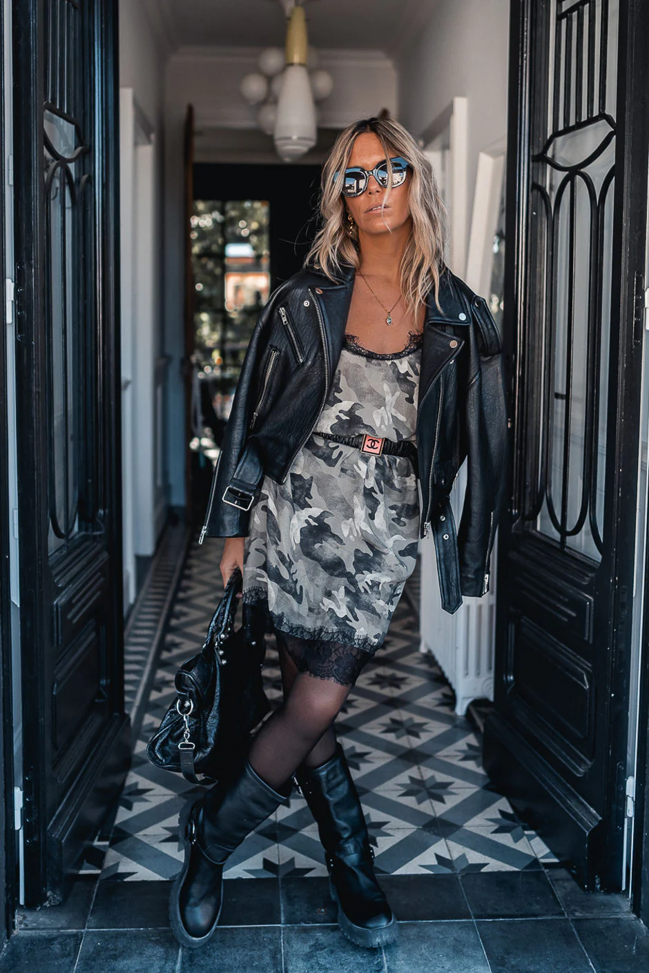 Robe Grungemama Dress night army noir - Image 9