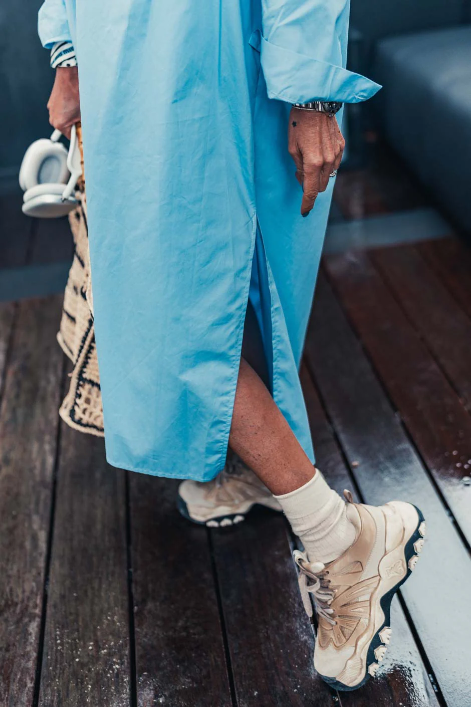 Robe Grungemama Nipoa bleu - Image 3