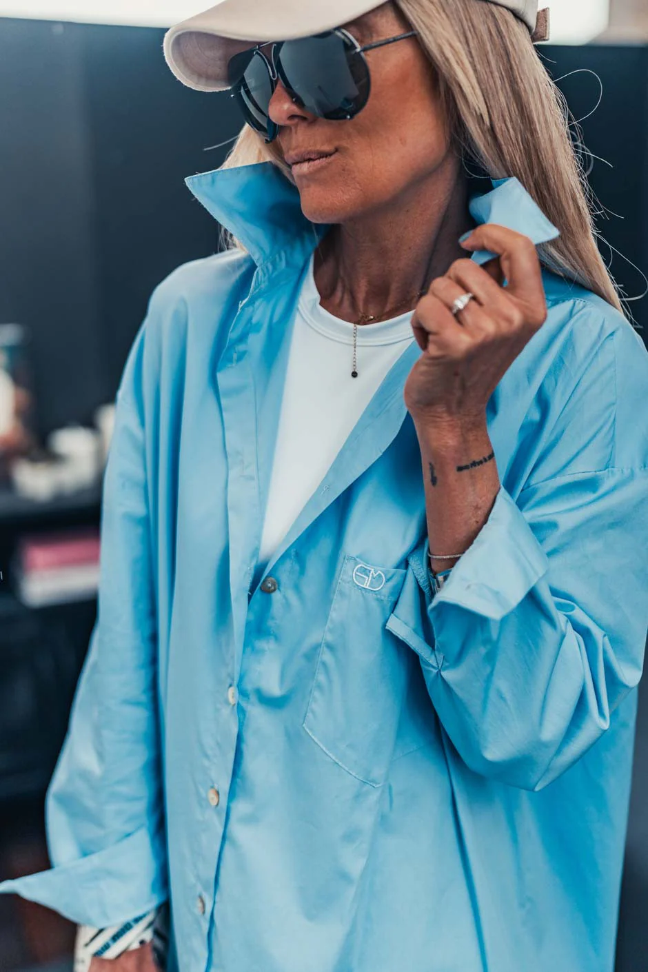 Robe Grungemama Nipoa bleu - Image 4