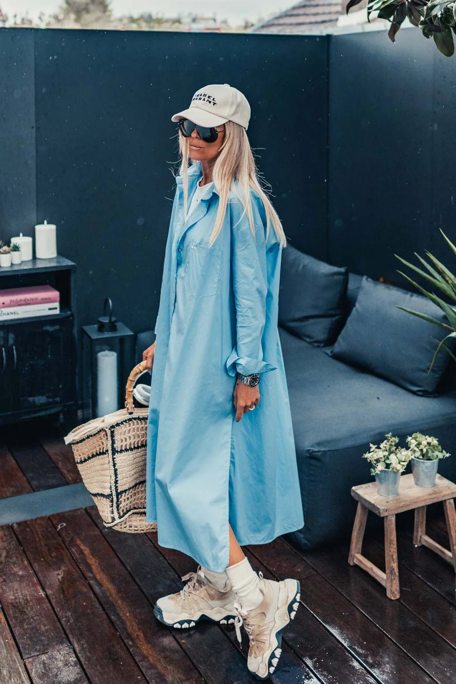 Robe Grungemama Nipoa bleu - Image 6