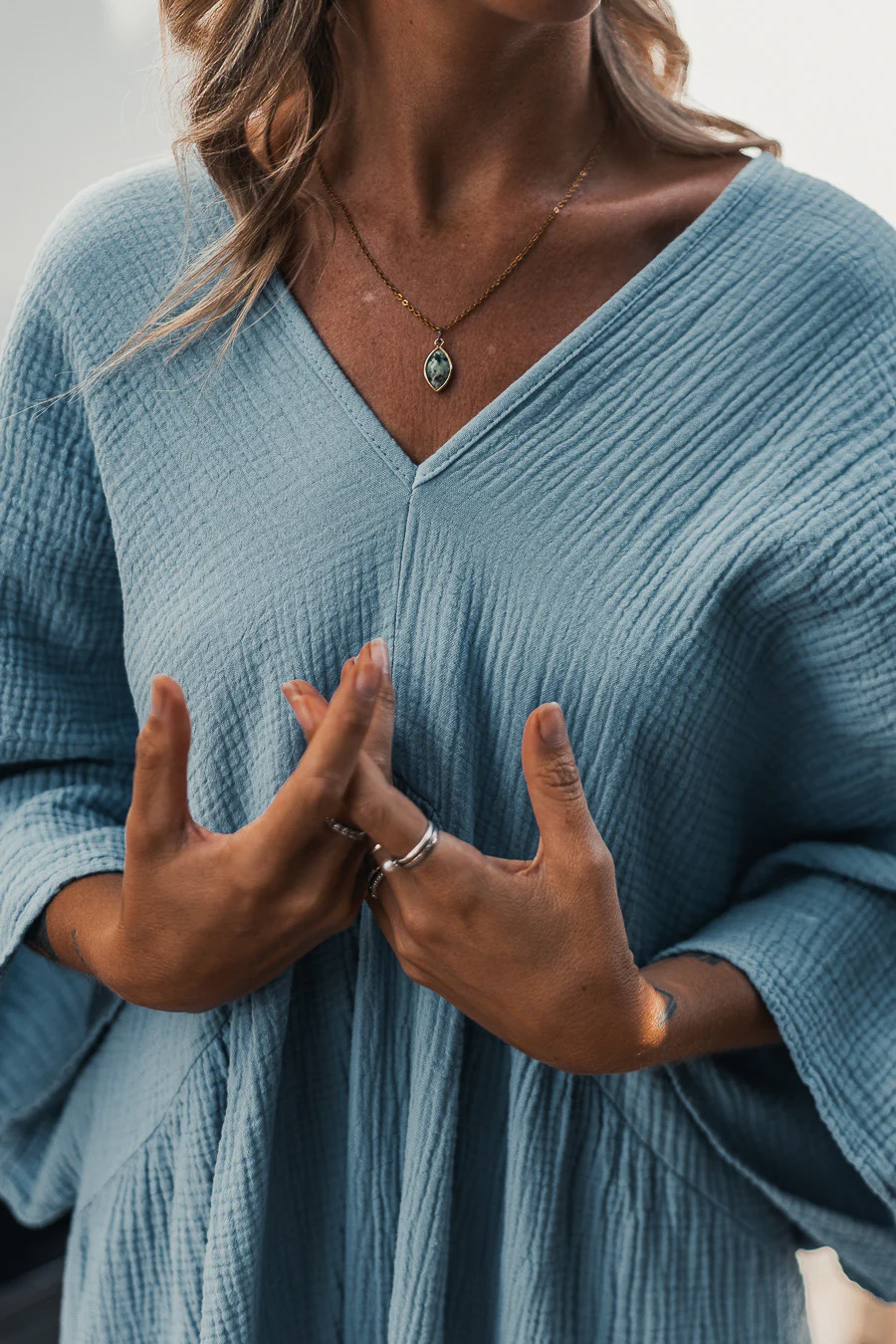 Robe Grungemama Olinda bleu - Image 3