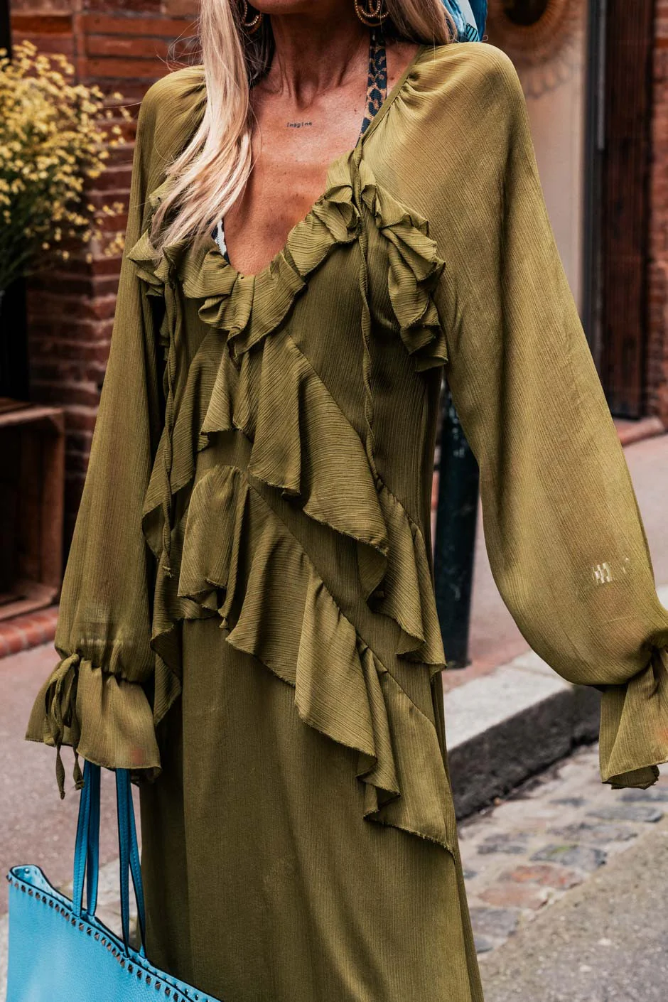 ROBE SIENNA KAKI - Image 4