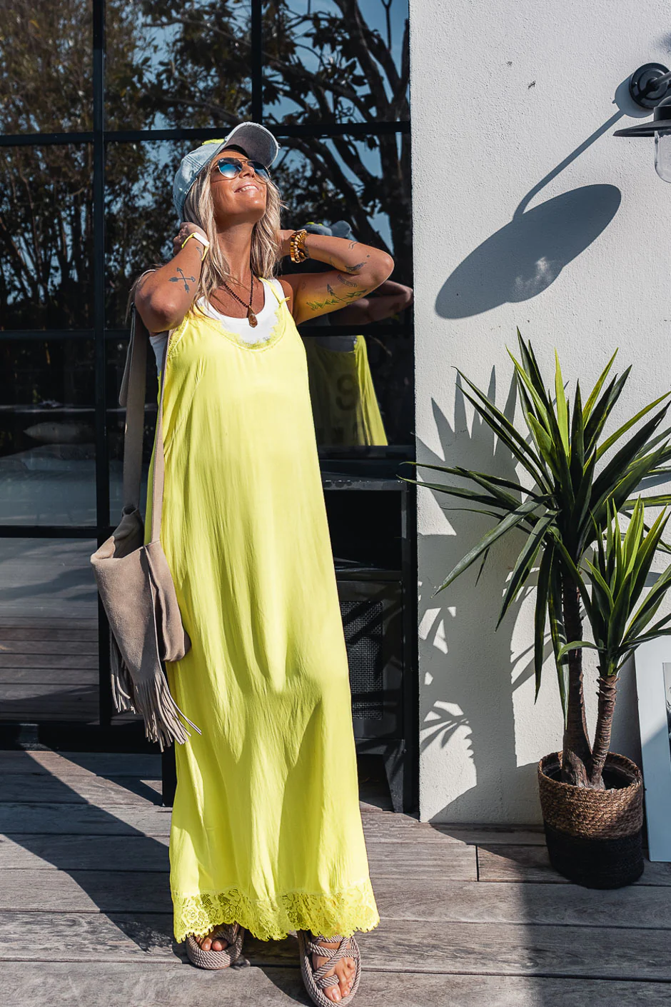 ROBE MAISY JAUNE FLUO