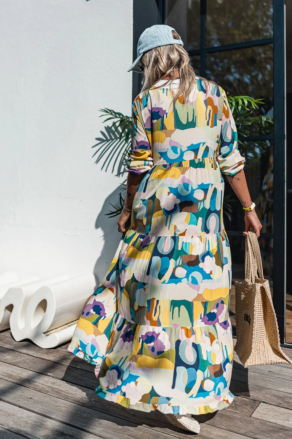 ROBE NAIRI IMPRIME - Image 2
