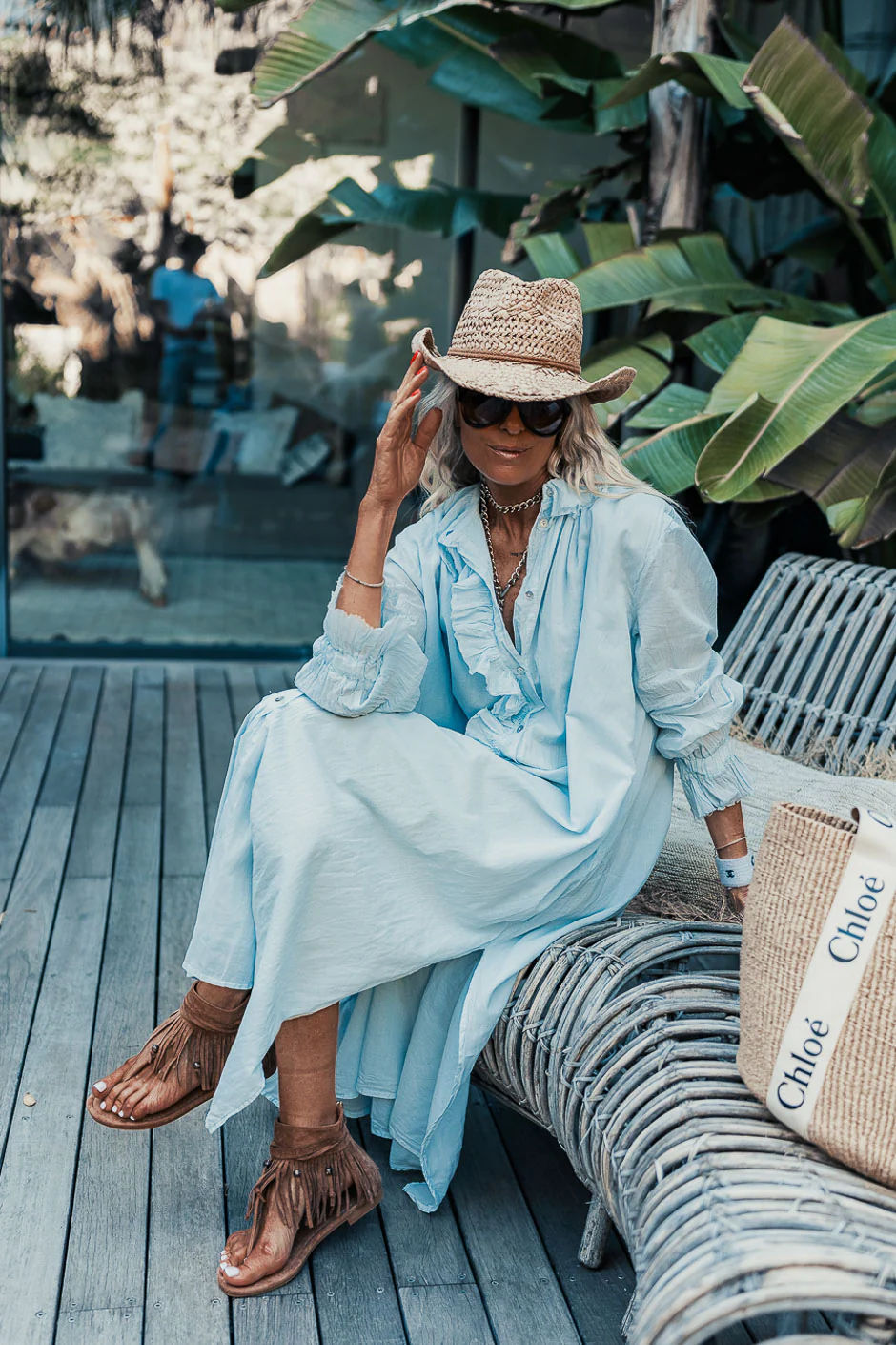 ROBE ORIA BLEU - Image 3