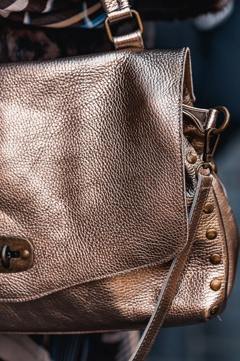 SAC LOUNYA CUIR GOLD - Image 4
