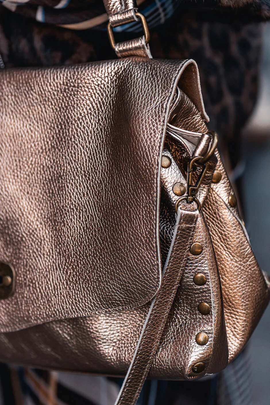 SAC LOUNYA CUIR GOLD - Image 5