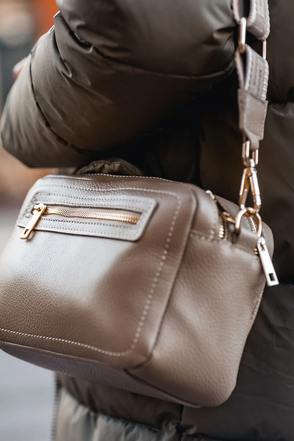SAC PAOLY CUIR BEIGE - Image 3