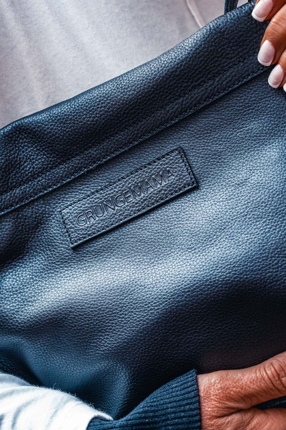 SAC GRUNGEMAMA VICTORIA NOIR Cuir - Image 2