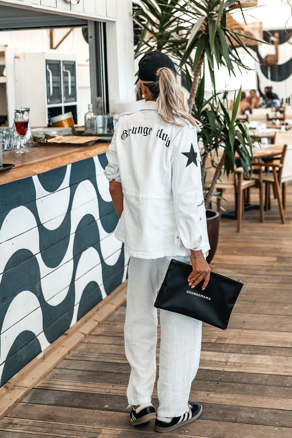 Saharienne Grungemema Grungeclub blanc