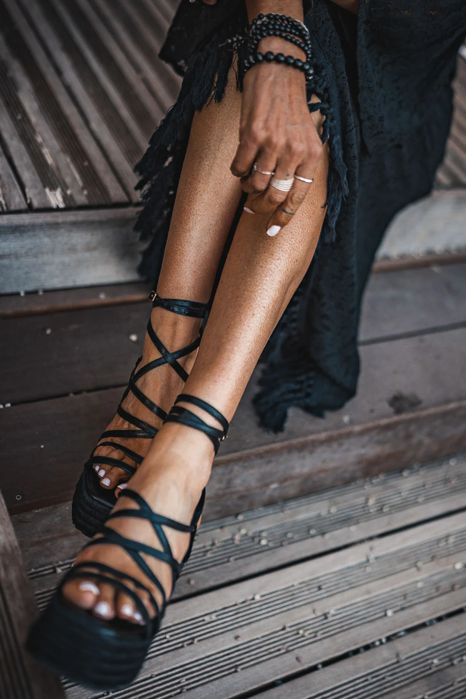 SANDALES ELOAH NOIR