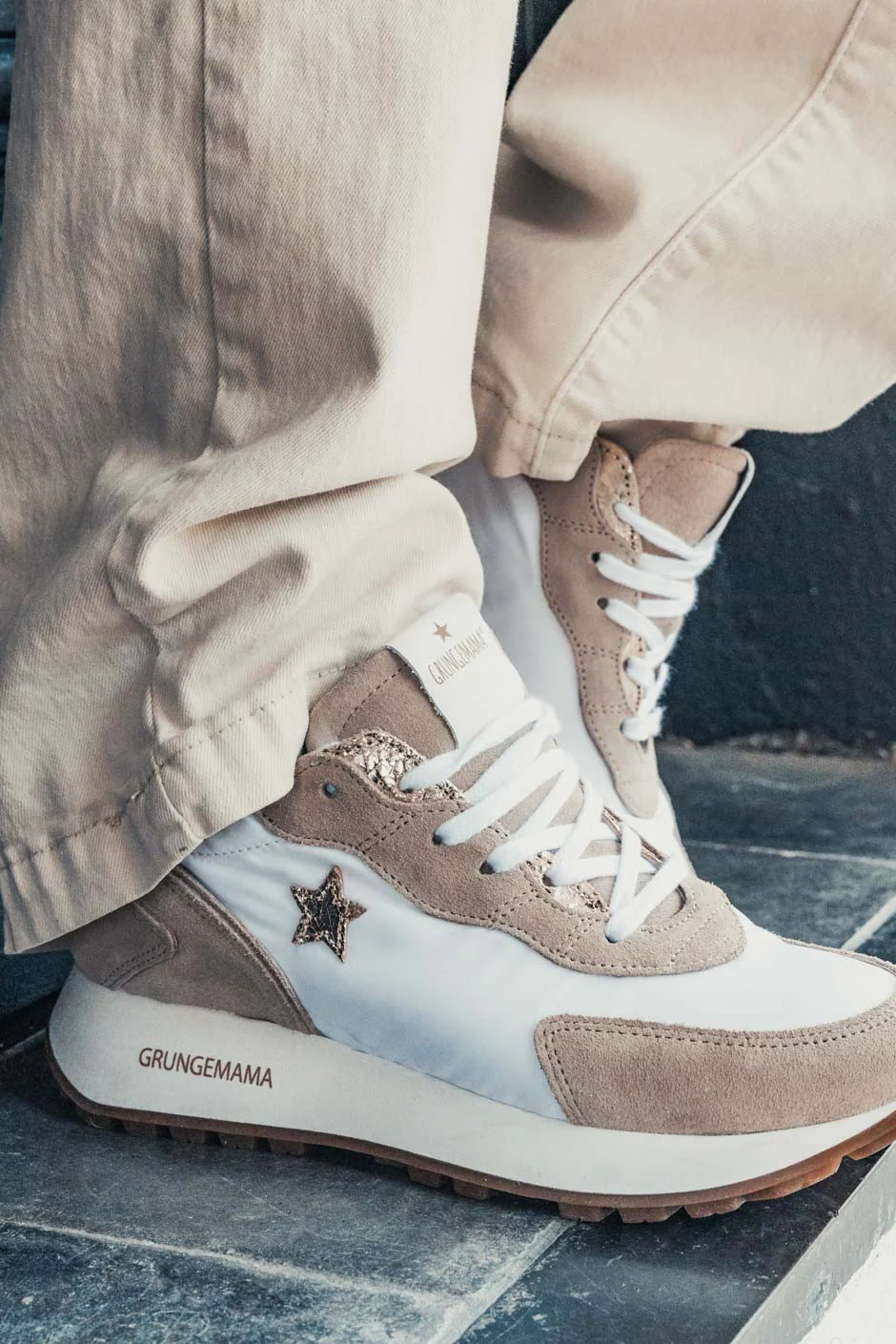 SNEAKERS GRUNGEMAMA EVEN BEIGE - Image 4