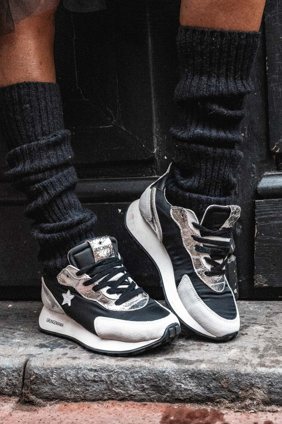 SNEAKERS GRUNGEMAMA EVEN NOIR