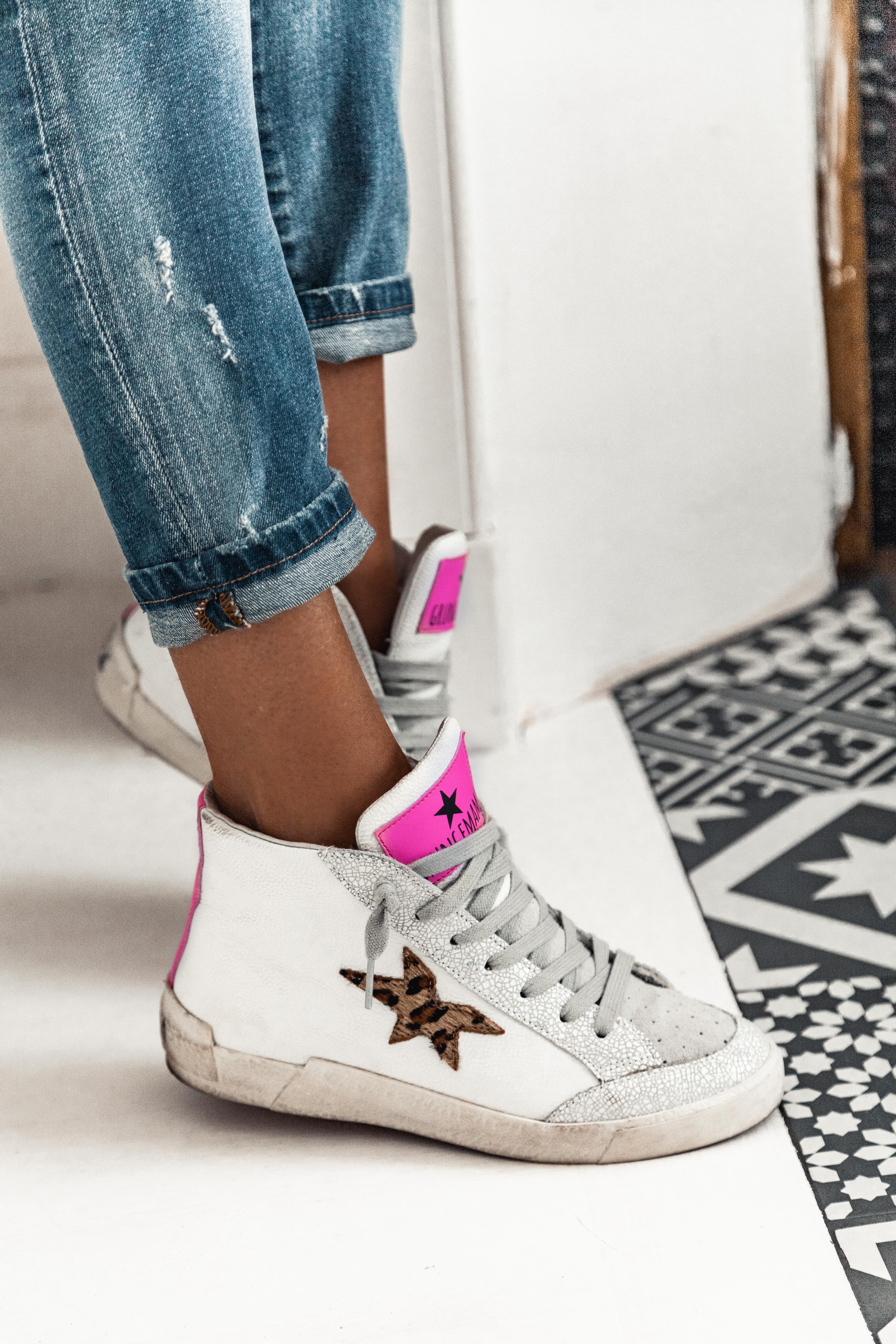 Sneakers Grungemama White&Leo