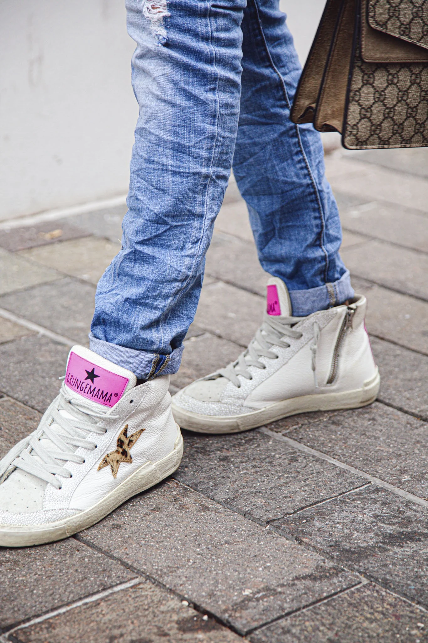 Sneakers Grungemama White&Leo - Image 5