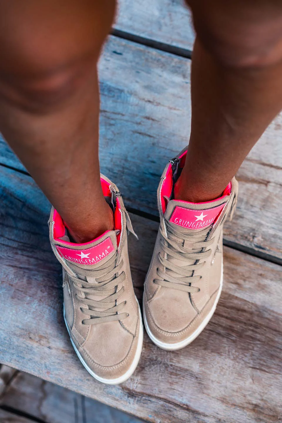 SNEAKERS GRUNGEMAMA WILD BEIGE/rose - Image 3