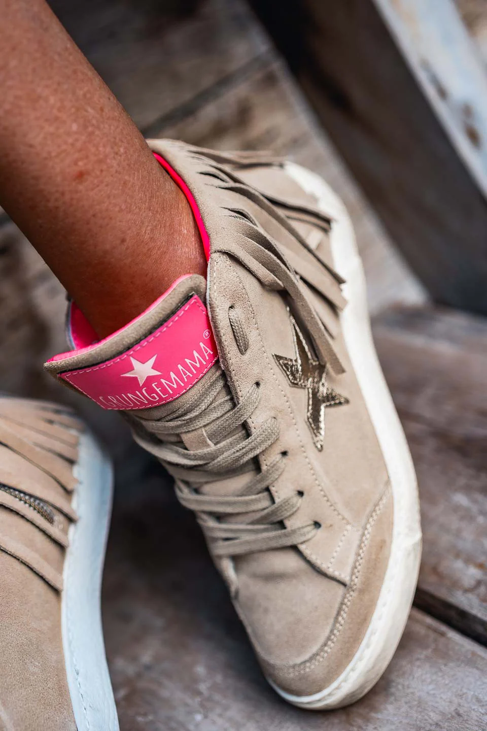 SNEAKERS GRUNGEMAMA WILD BEIGE/rose - Image 6