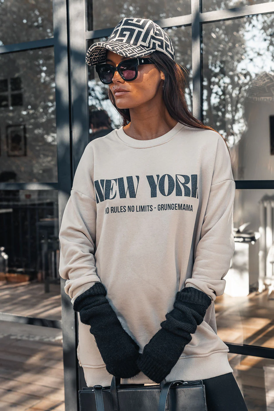 Sweat Grungemama No Rules beige - Image 2