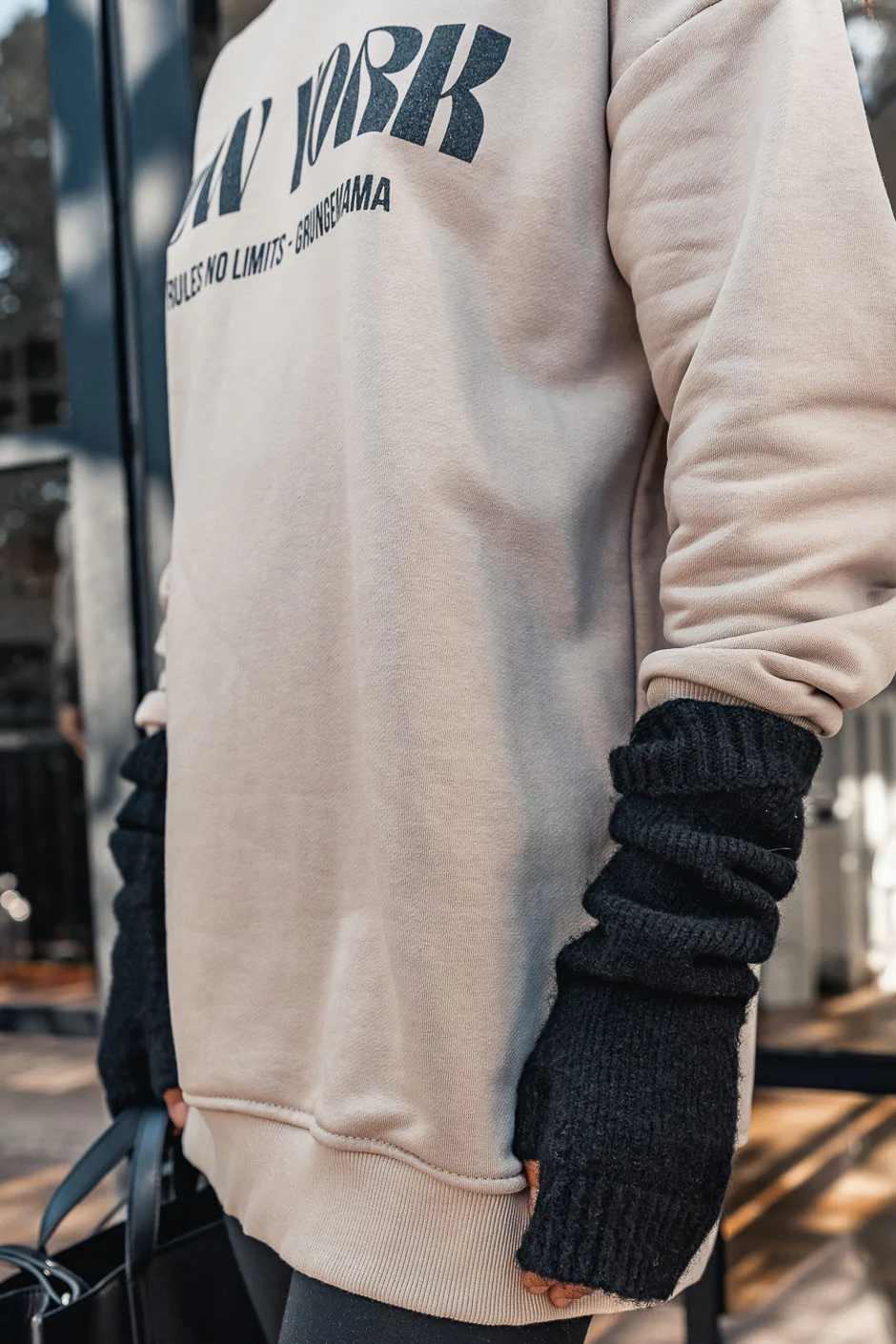 Sweat Grungemama No Rules beige - Image 3
