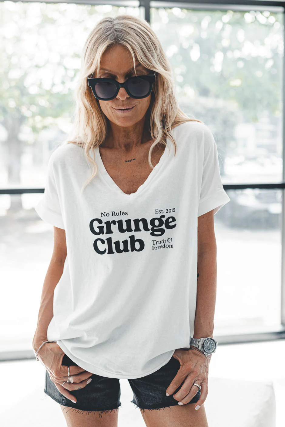 T-SHIRT CLUBY BLANC - Image 2